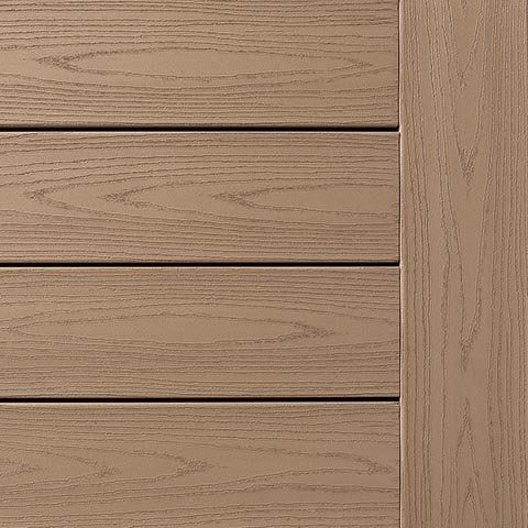 AZEK Brownstone 16' Harvest Collection Co-Extruded Deck Board at