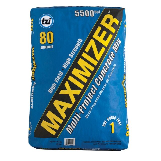 Maximizer Concrete Mix 80 at Cassity Jones | Cement Products (Bag