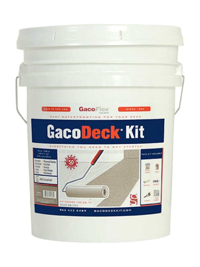 GacoDeck Pewter 3.5 Gal Kit at Ashby Lumber | Roof & Deck Coatings