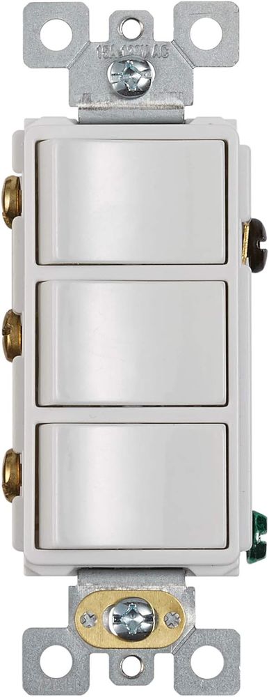 Ventilation Fan Rocker Switch Broan Bathroom Exhaust Fan Triple Rocker Switch White at Moscow ...
