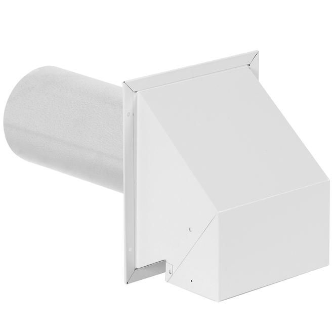 Imperial 8-Inch R2 Wall Exhaust/Intake Hood White at New Canadians