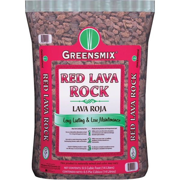 Greensmix Lava Rock Red 0.5 cu. ft. at Moscow & Pullman Building