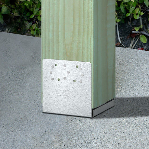 Simpson 8x8 Rough Adjustable Post Base ZMAX-ABU88RZ at