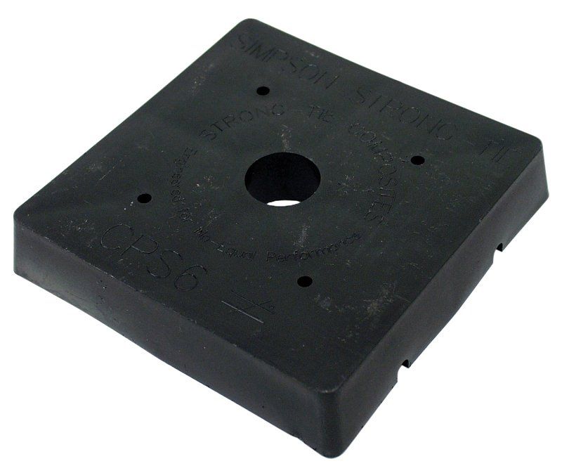 6x6 Plastic Composite Base CPS6 at Gabriel Building Supply | Columns