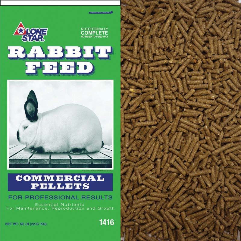 16% Commercial Ration 50Lb RABBIT at Dufrene Building Materials | Texas ...