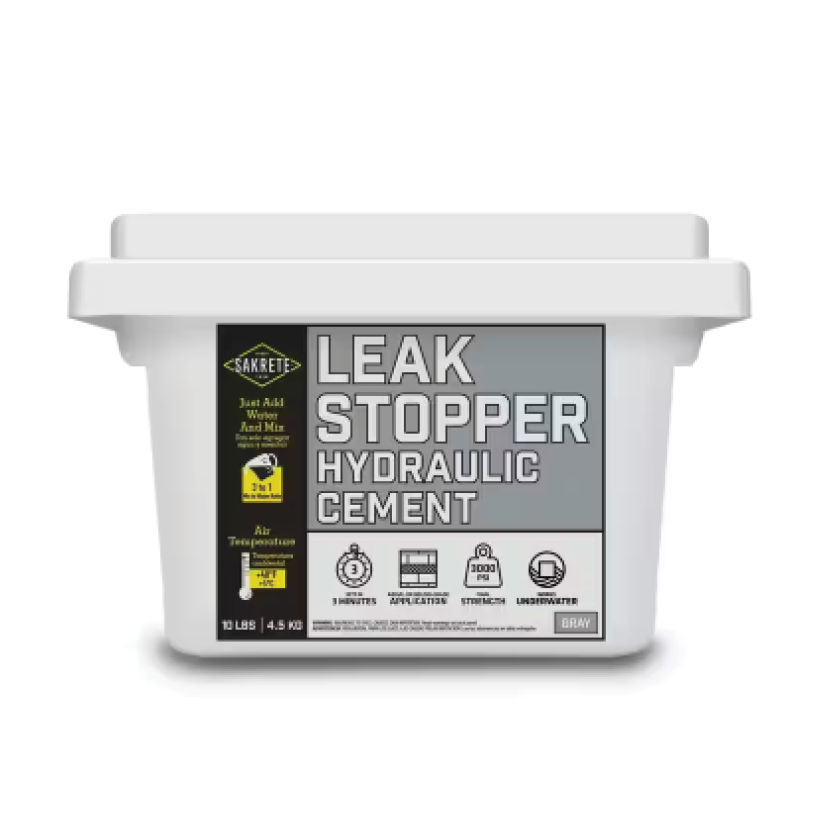 Sakrete Leak Stopper Hydraulic Cement 10 lbs. at Moscow & Pullman Building Supply Concrete