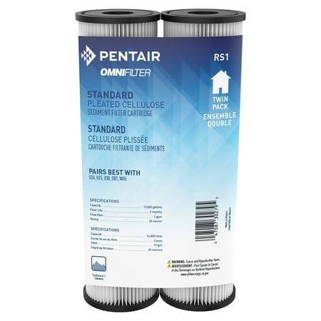 【冬バーゲン★】 Filter Omnifilter Cartridge (RS1-DS12-05 2-Pack 20-Micron 浄水器・整水器