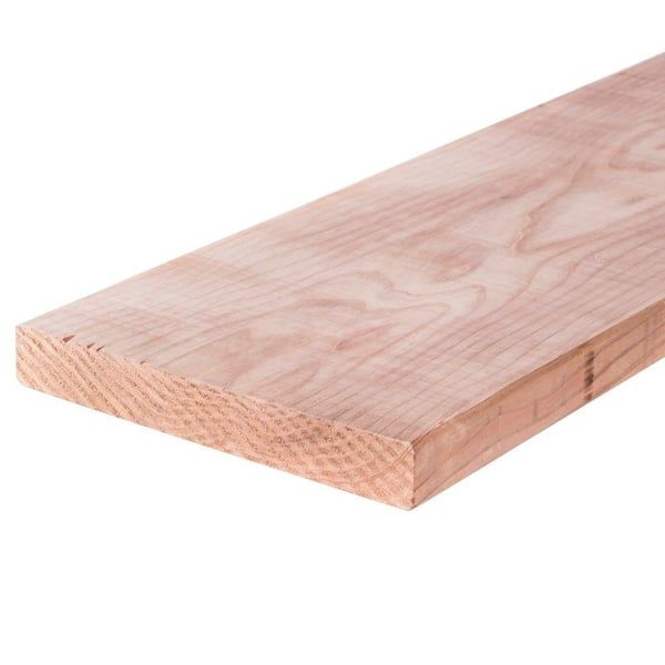 2 x 12 x 20' Redwood Select Hart S4S Green Wood R/L - 20' at