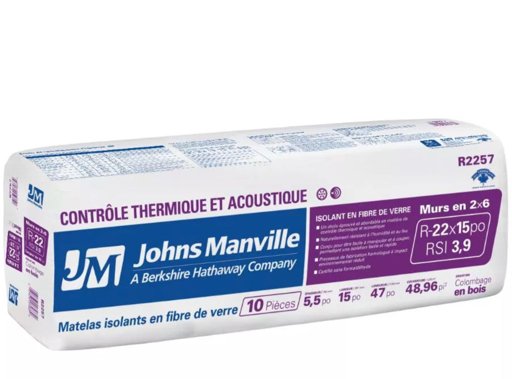 JM Insulation R22X15X47 - 48.96 sq.ft at Lumbercart | Insulation