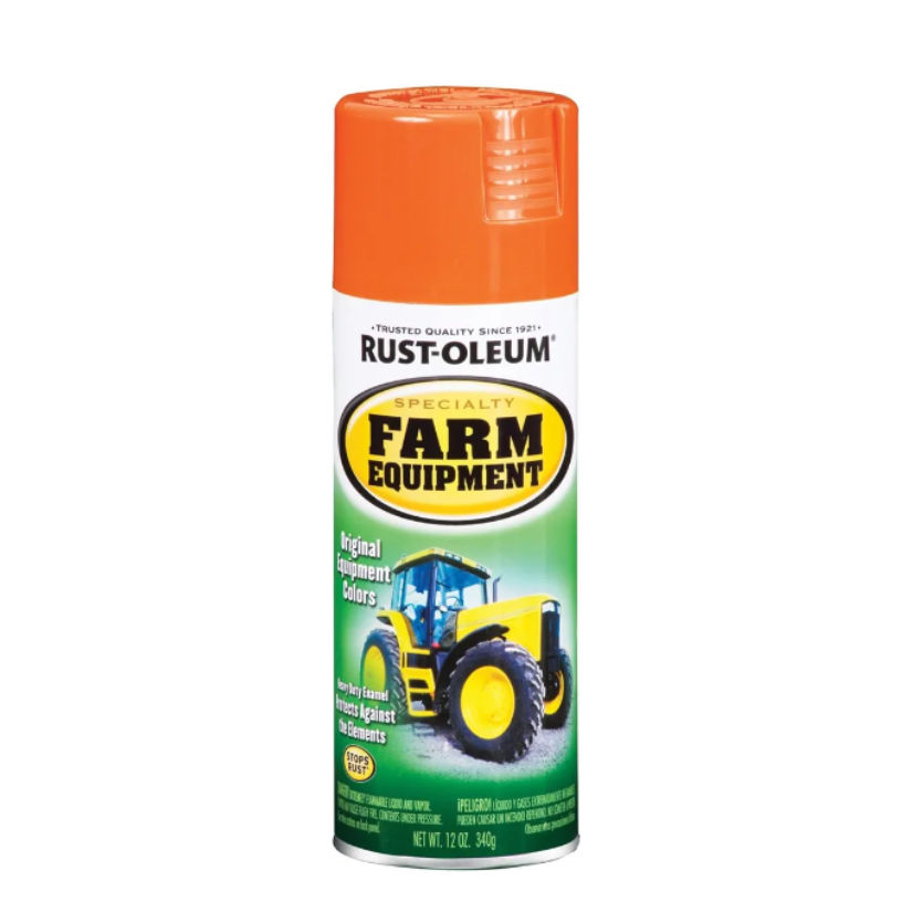 Shop RustOleum Farm Equipment Spray Paint Orange 12 oz. at Moscow & Pullman Building Supply