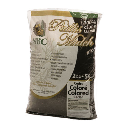 Mulchex 2Cuft Black Cedar Mulch at Belletetes | Mulch