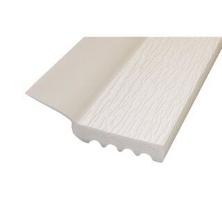 Randall 9' White Garage Door Stop / Weatherstripping Woodgrain