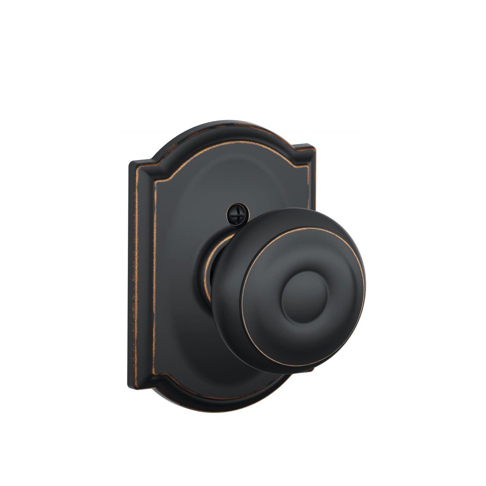 Dapper’s × GROOVER type FRANKEN LOT1624 Schlage Georgian F170Vgeo716 Dummy Door Knob With Camelot Trim