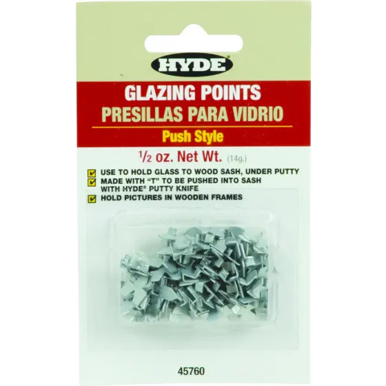 Push-In Glass Window Points at Ashby Lumber | Glazing Clips & Points
