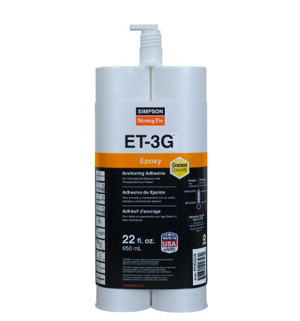 Simpson Epoxy Chart.pdf Simpson 3G Epoxy 2 Tube Adhesive at Ashby Lumber | General Purpose ...
