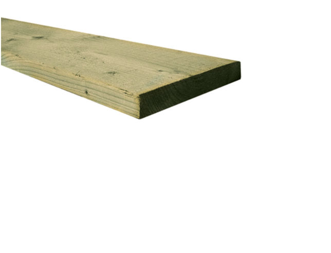 2x10x14' PWF Treated/Ground Contact S4S at Lumbercart | Treated