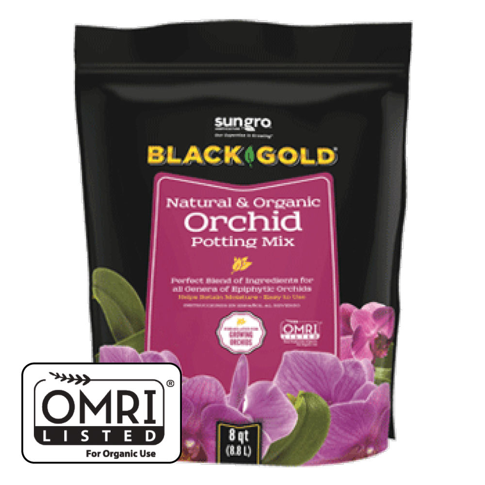 Black Gold Natural & Organic Orchid Potting Mix - 8 qt