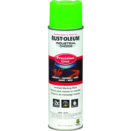 Rust-Oleum Marking Spray Fluor Green 17oz 203032 at Kelseyville
