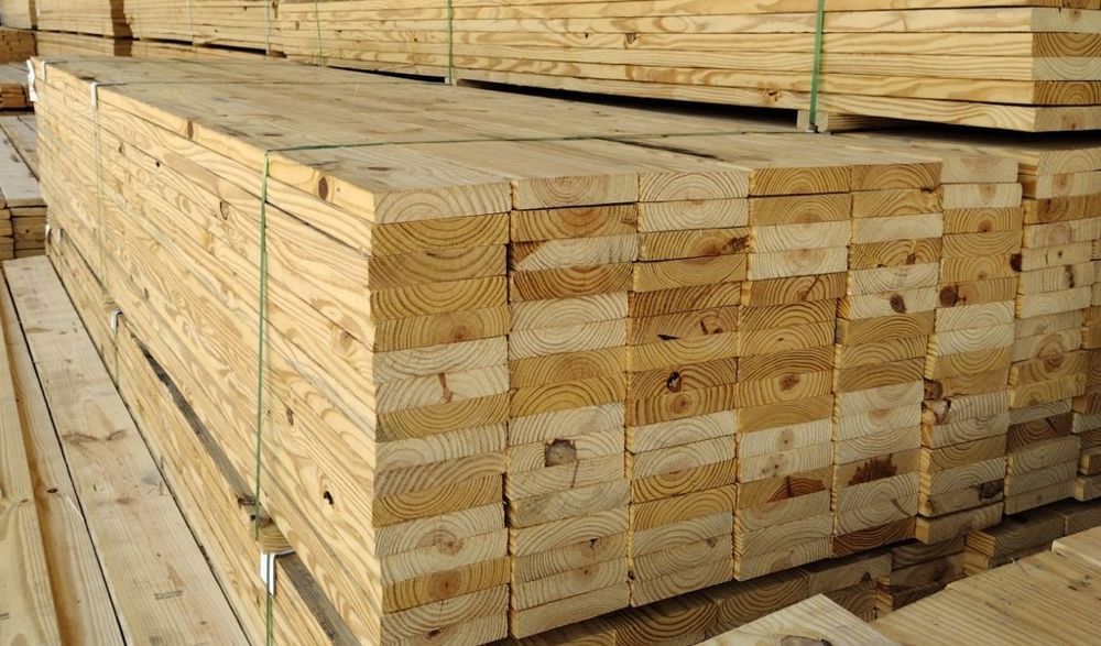 2 x 8 x 12' #2 Southern Yellow Pine KD at Dufrene Building