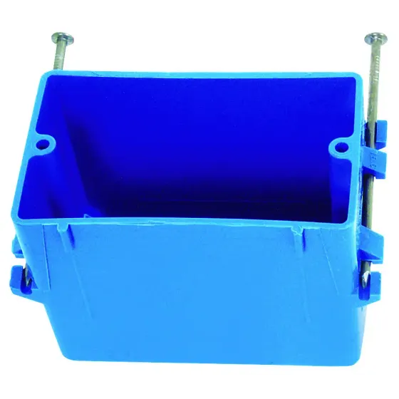 1-Gang PVC Box 18 cu. Nail-On at Ashby Lumber | PVC Single Gang Nail-On ...