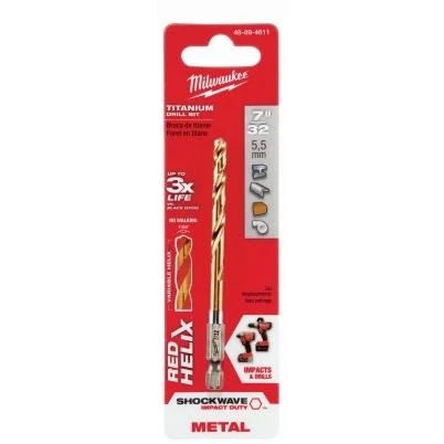 Milwaukee Titanium Drill Bit, 7/32