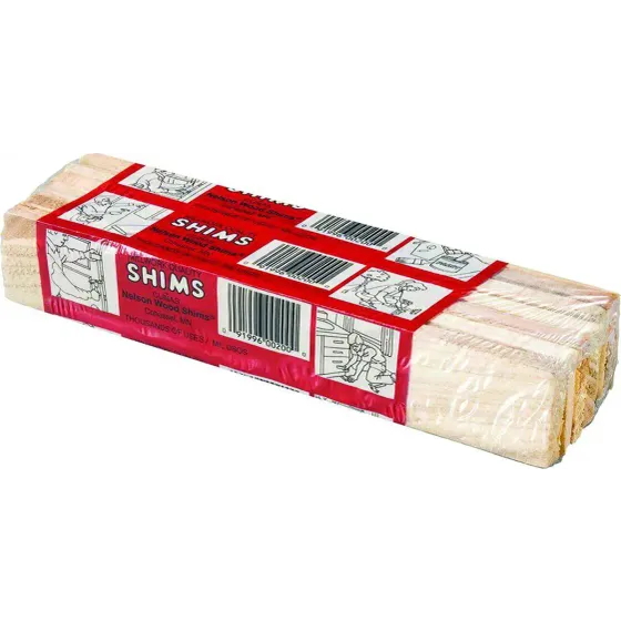 Pine Wood Shims Pack of 12 at Ashby Lumber | Wood Shims