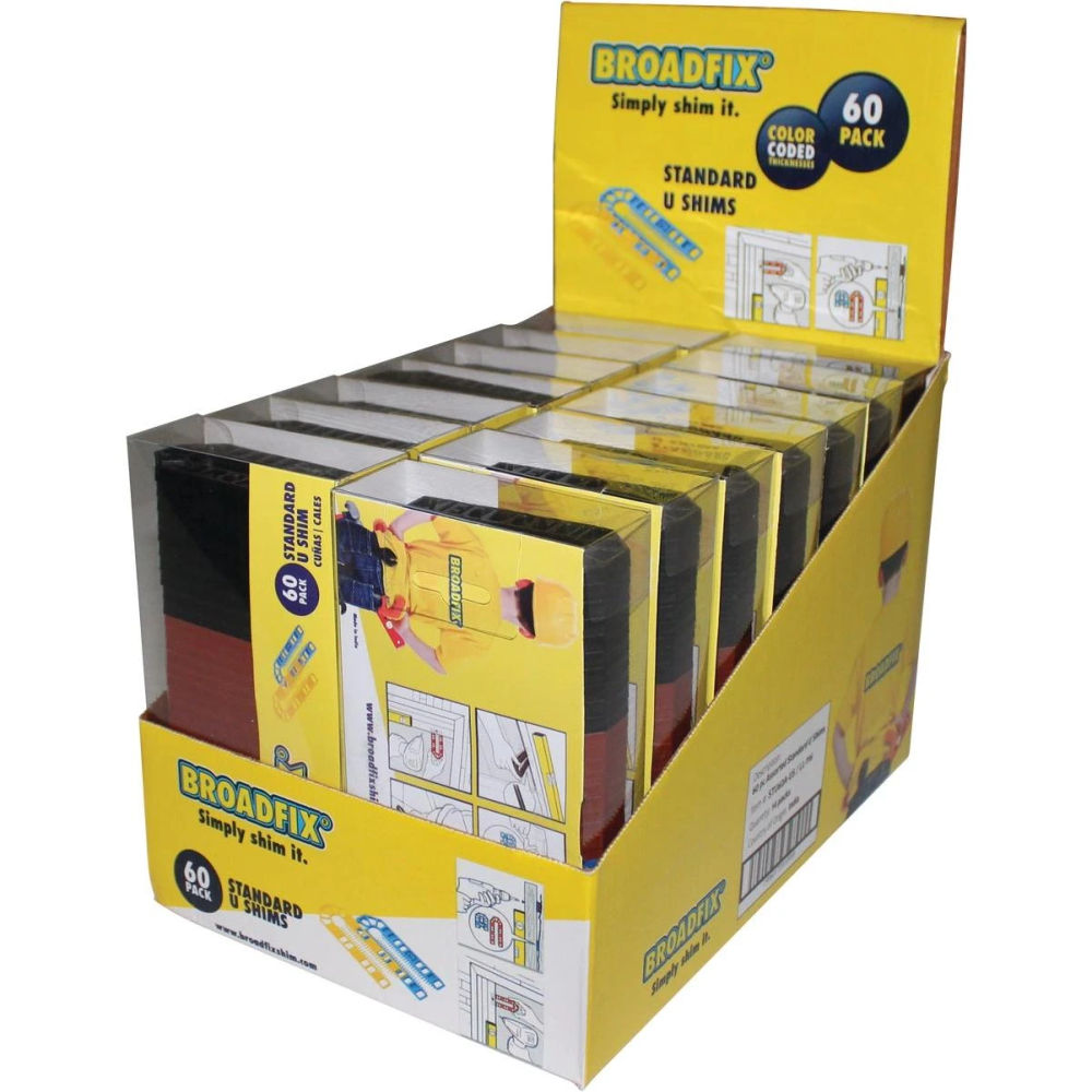 Plastic Standard U-Shim 60 Pack at Discount Builders Supply
