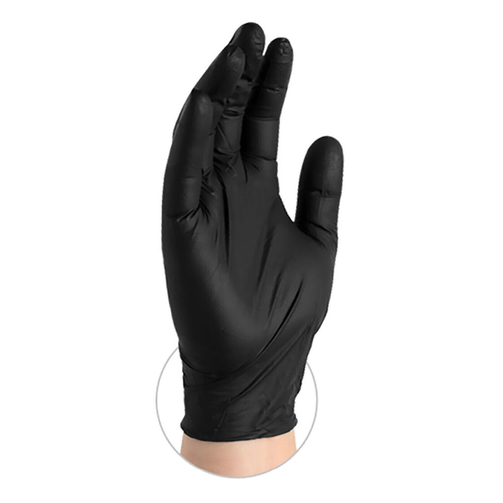 SAS Raven 7 mil. Black Nitrile Gloves (100 ct.) (XL) at Moscow