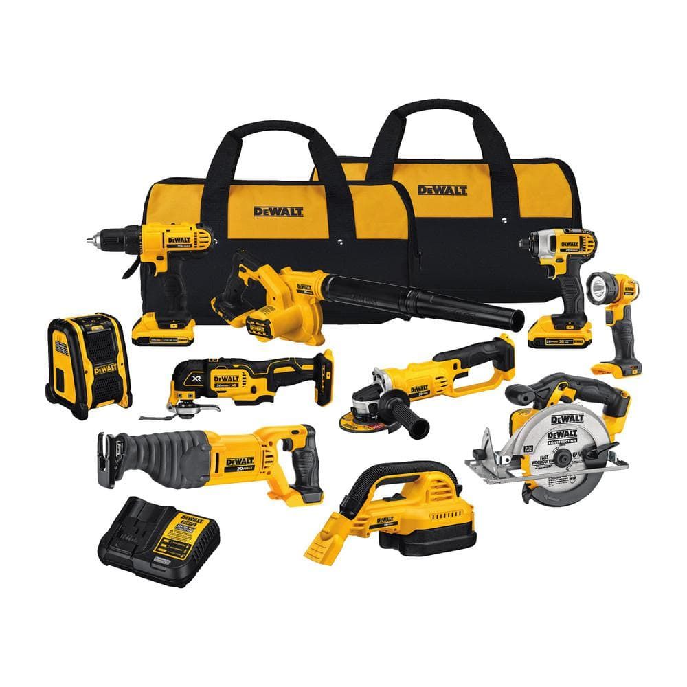 Dewalt 20V 10-Tool Combo Kit at Doug Ashy Building Materials, Inc