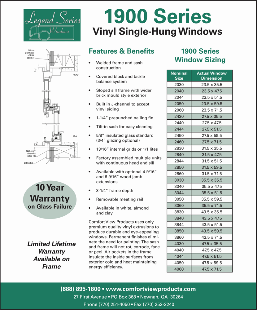 3030 #1900 White GBG Low-E Comfort at Hiwassee Builders Supply