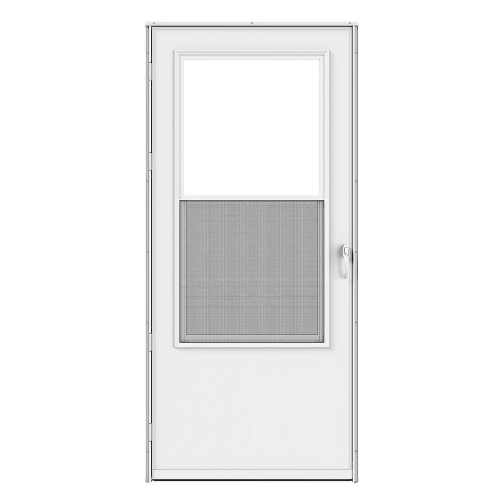 Larson 36 in. Life-Core Composite Surface Single-Vent Storm Door