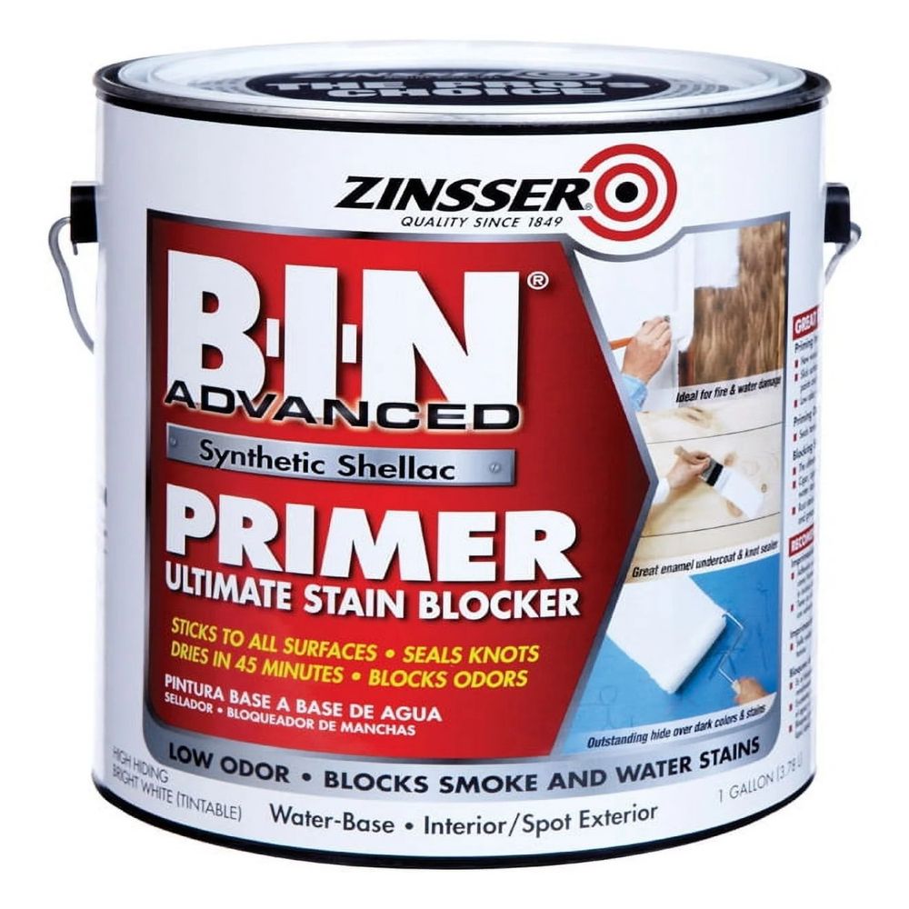 Zinsser B-I-N Advanced Water-Based Interior Primer Ultimate Stain Blocker  at S.W. Collins Co