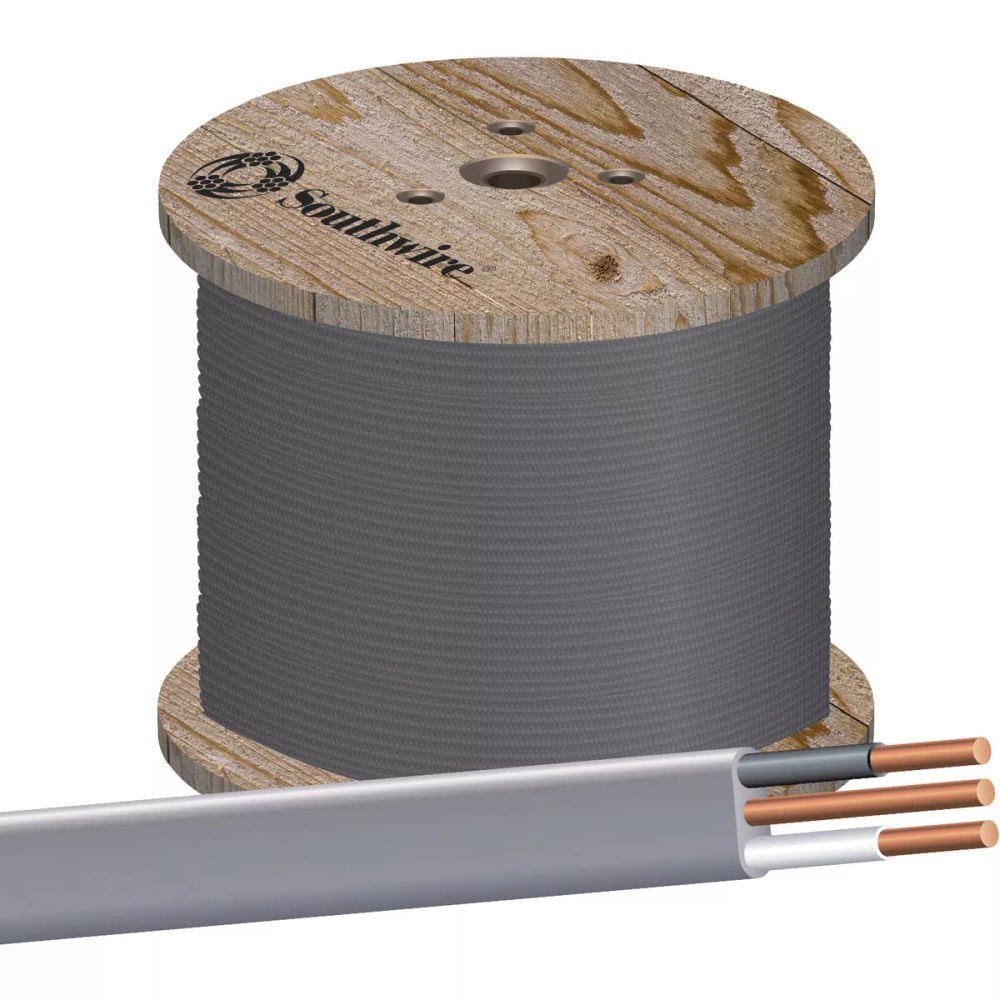 Southwire 1000 Ft. 12 AWG 2-Conductor UFW/G Electrical Wire at
