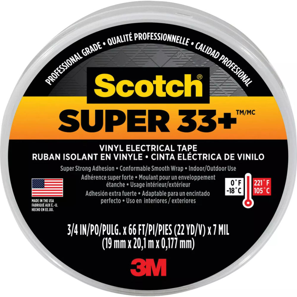 Scotch Super 33+ 3/4 In. x 66 Ft. Vinyl Electrical Tape at S.W.