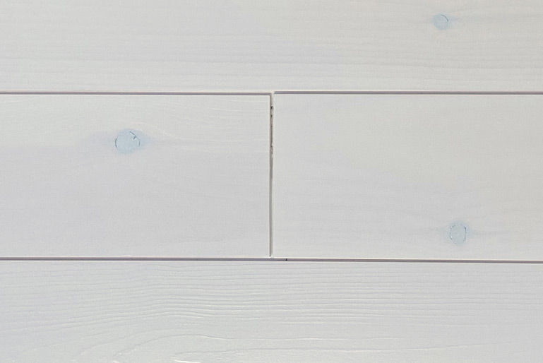 1X6 T&G PREMIUM PINE NICKEL GAP WHITEWASH at CBM Construction
