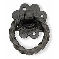 Nuvo Iron Black Ornamental Gate Pull GHW10 - 10 in - Adam Tools Nuvo Iron Black Ornamental Gate Pull GHW10 - 10 in - Adam Tools