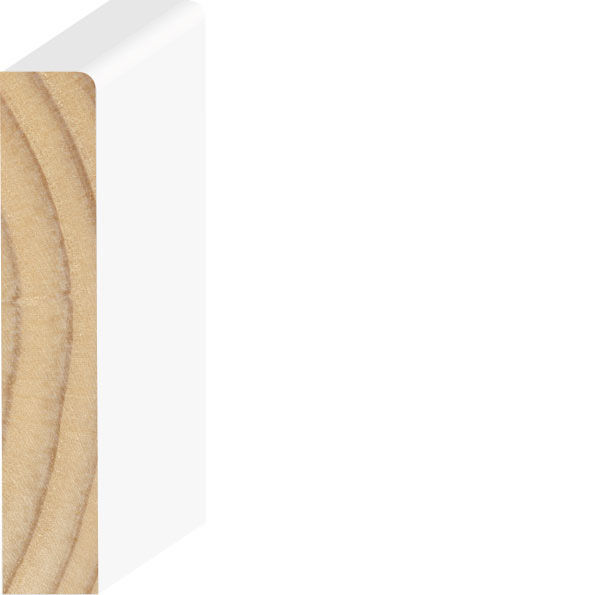 9/16 x 3-1/2 Round Edge Base Premium Primed Pine at Central Valley ...