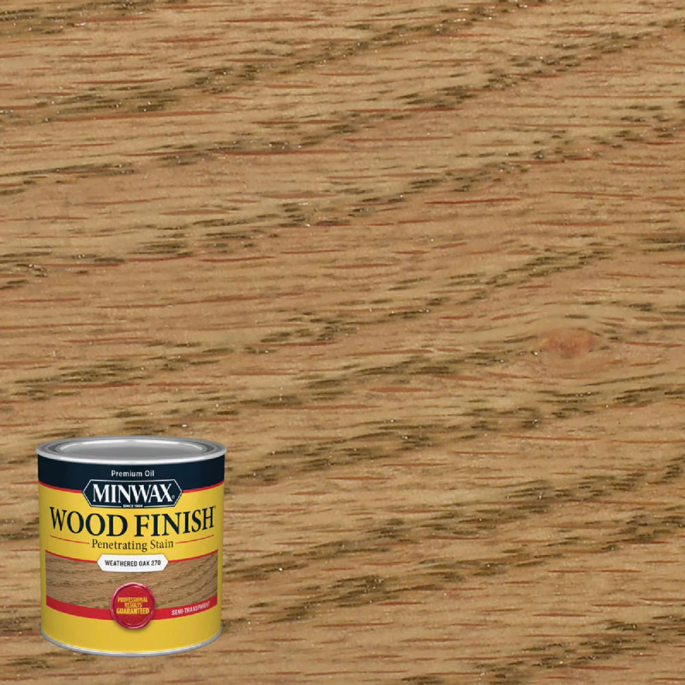 Minwax Wood Finish Penetrating Stain - Weathered Oak - 1/2 Pt. at