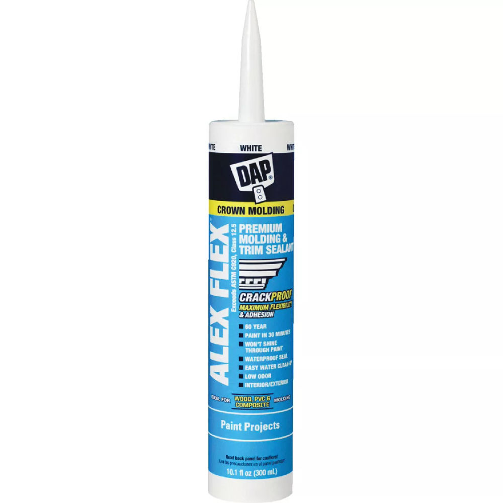 DAP Alex Flex 10.1 Oz. White Premium Molding & Trim Acrylic Latex