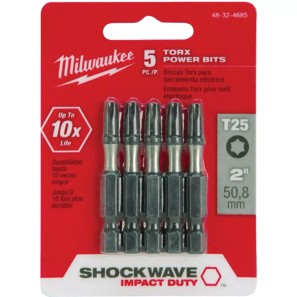 Milwaukee Shockwave T25 Torx 2