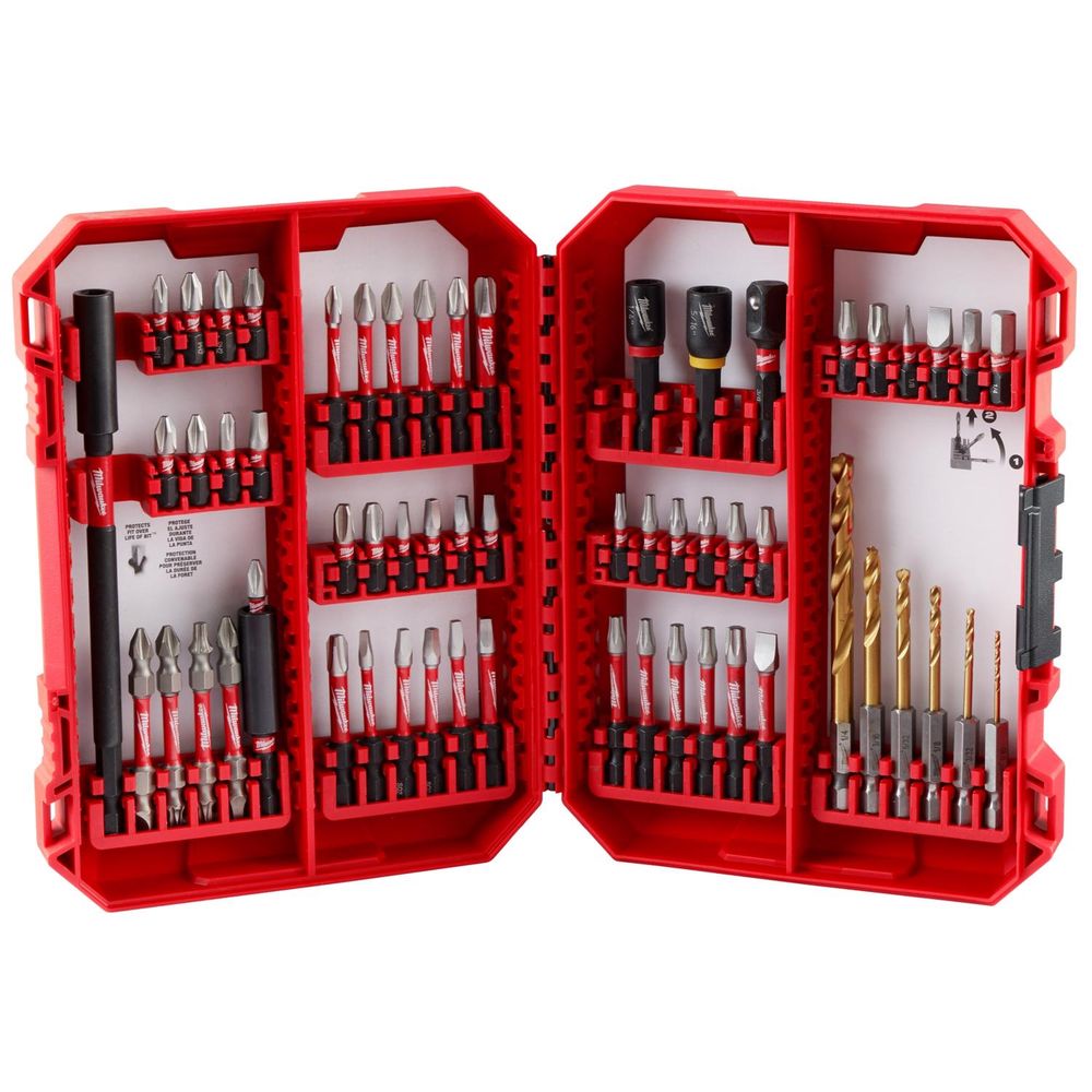 Milwaukee Shockwave Drill & Drive Packout 60 Piece Set (48-32-4097