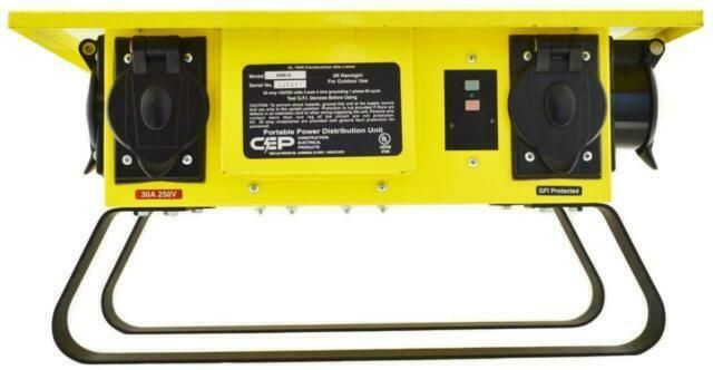 CEP Twist Lock Temporary Power Distribution Box 50/30/20 amp.
