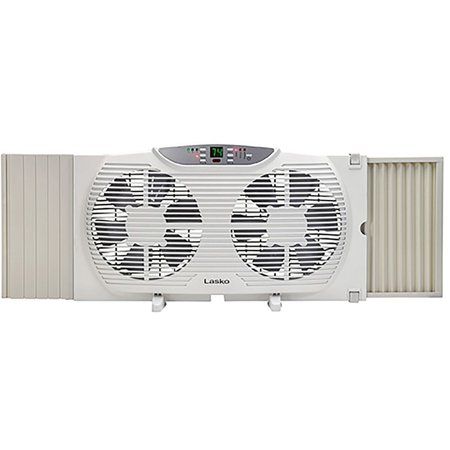 Lasko Twin Window Fan 9 in. at Discount Builders Supply & Hardware