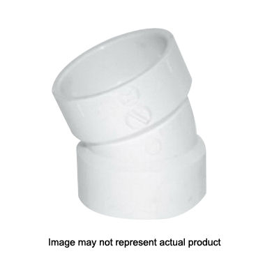 Pipe Elbow, 1-1/2 in, Hub, PVC, SCH 40 Schedule at HPM Building Supply ...