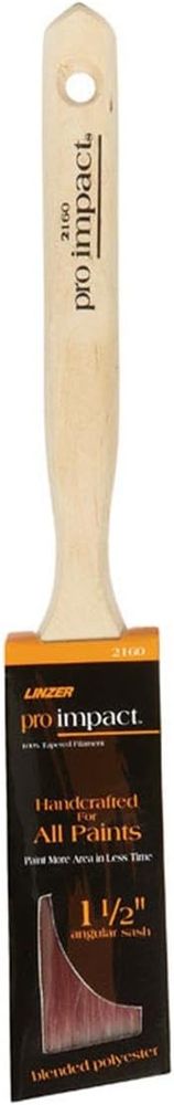 Linzer Angle Sash Brush 1.5 in. Polyester Blend at Discount