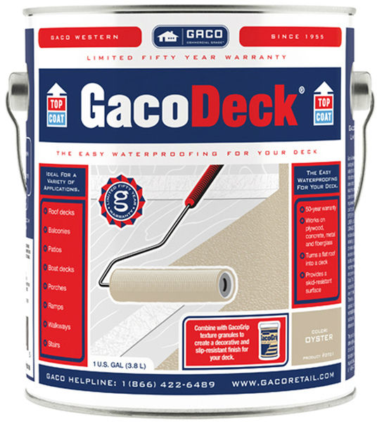 GacoDeck Top Coat 1 gal. Pewter at Discount Builders Supply