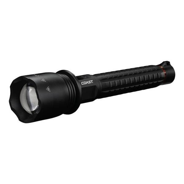 coast rechargeable led flashlight 31102 Slayer Pro Flashlight, Programmable, BLUE EYE Spot beams Coast GX15 IP67 Waterproof Flashlight