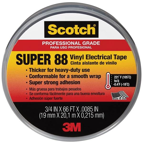 3M Scotch Super 88 Vinyl 3/4