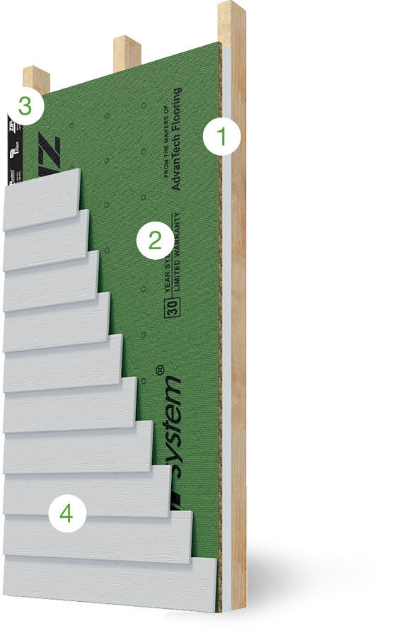 ZIP WALL INSULATED R-SHEATHING 2-1/2