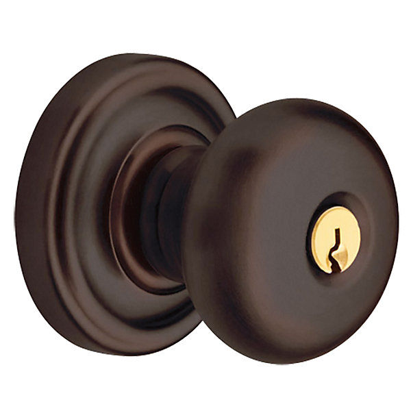Baldwin Keyed Classic Knob with Classic Rose Model Number